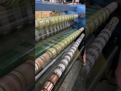 Logo văn bản đồ họa bản in theo yêu cầu băng thu BOPP phim in băng cuộn