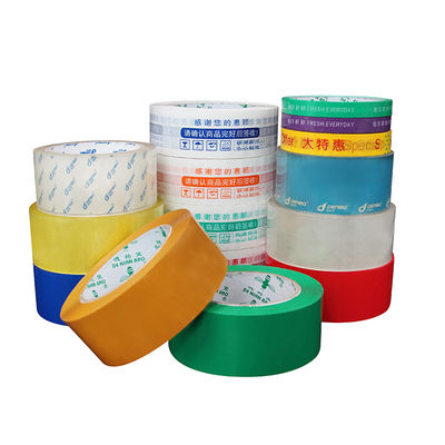 Giá tốt. Đăng ký tự dính theo yêu cầu băng màu High Bonding Packing Box Seal Tape trực tuyến