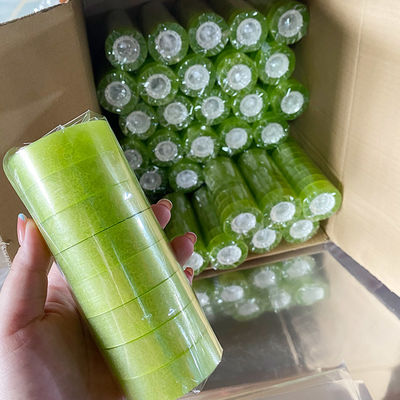 Giá tốt. Băng keo văn phòng phẩm trong suốt màu xanh lá cây để đóng gói, tùy chỉnh bán buôn trực tuyến