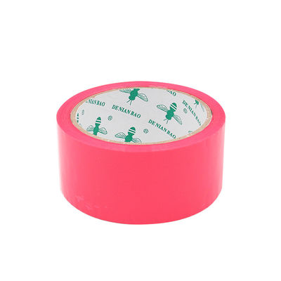 Dây băng đóng gói màu hồng Dây băng in tùy chỉnh cho bao bì hộp