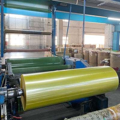Dây dán Acrylic một mặt bằng băng Bopp vàng trong suốt Jumbo Roll