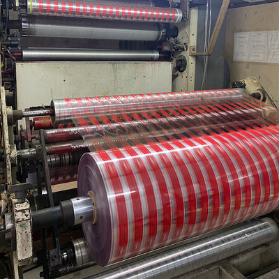 Dải băng in Jumbo Roll 1.28 * 4000m Bopp sản xuất băng bọc