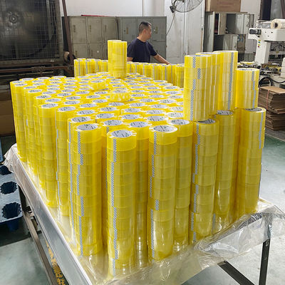 Mẫu băng kết dính rõ ràng chất lượng cao BOPP cho băng niêm phong carton 48mm x 100m