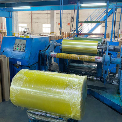 BOPP Bao bì màu vàng vàng Nhêm băng niêm phong Jumbo Roll