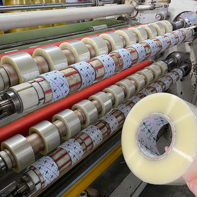 Dây băng màu vàng rõ ràng để niêm phong hộp carton đóng gói vận chuyển